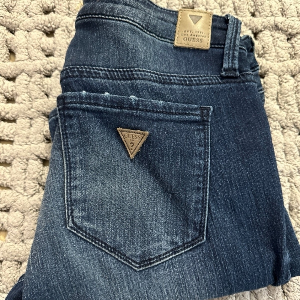 GUESS Women's Blue Jeans Power Skinny